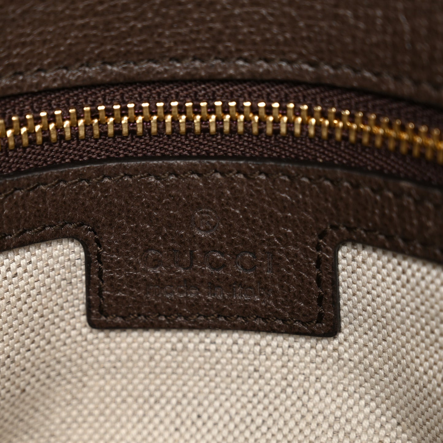 GG Supreme Monogram Textured Dollar Calfskin Blondie Chain Shoulder Flap Bag Beige Ebony New Acero