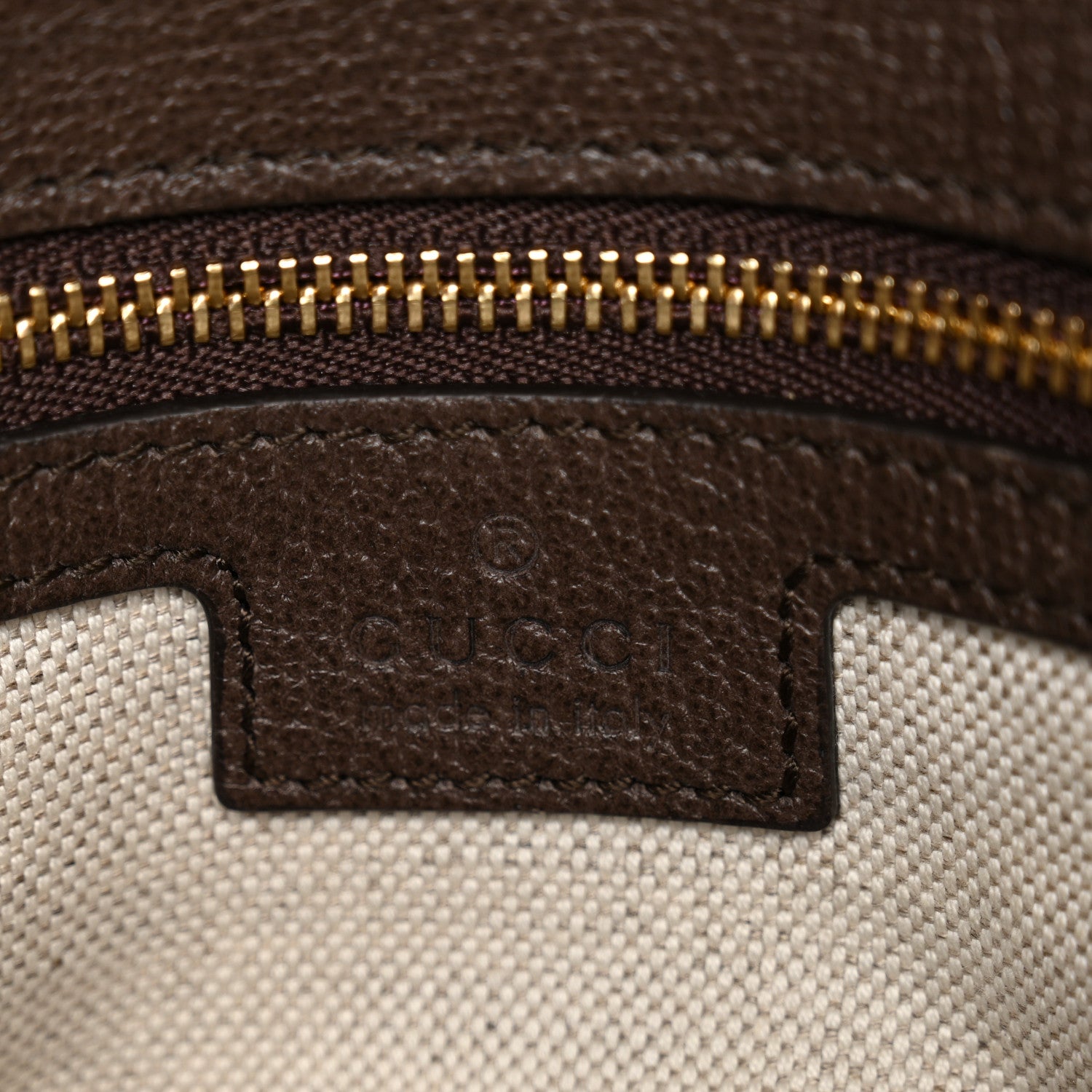 Gucci GG Supreme Monogram Textured Dollar Calfskin Blondie Chain Shoulder Flap Bag Beige Ebony New Acero 7 of 11
