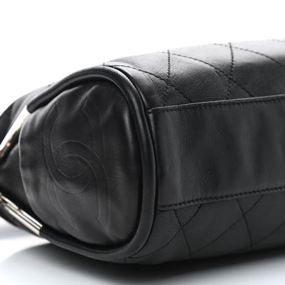 Chanel Lambskin Stitched Medium Ultimate Soft Tote Black 7 of 8
