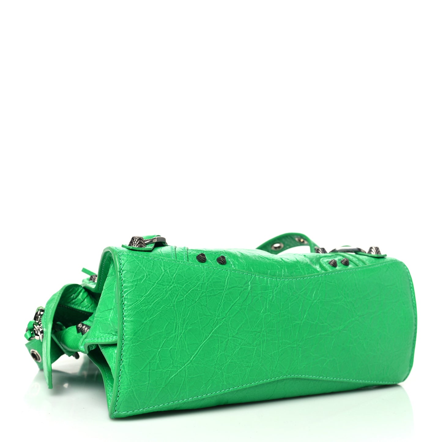 Agneau Arena Neo Cagole Handbag XS Kelly Green