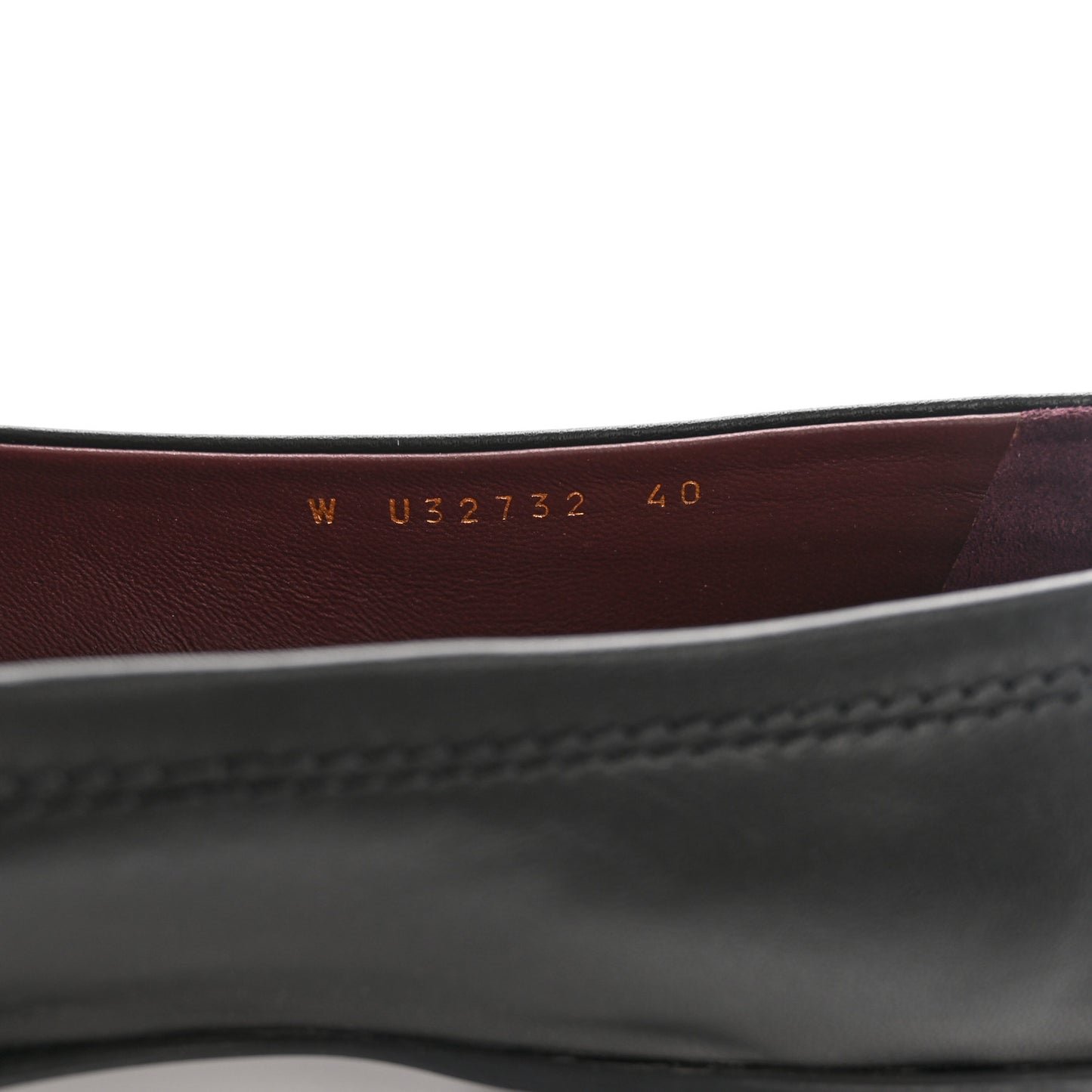 Lambskin Cap Toe CC Ballerina Flats 40 Black