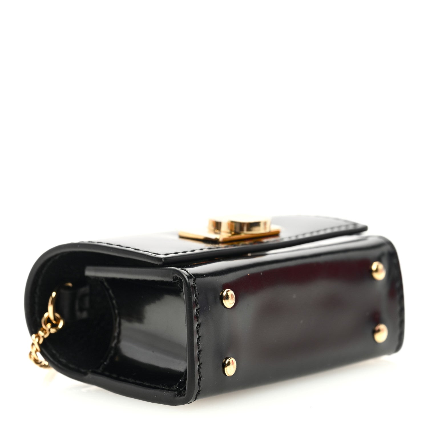 Salvatore Ferragamo Calfskin AirPod Case Black 5 of 10