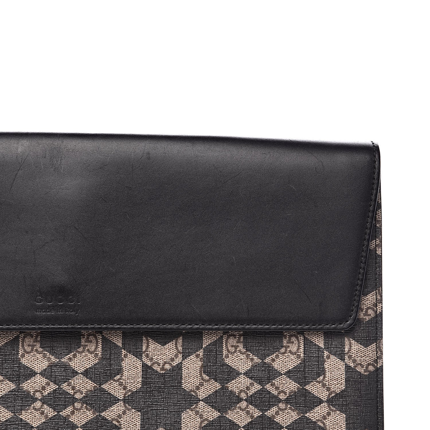 Gucci GG Supreme Monogram Caleido Print Clutch Black 12 of 17