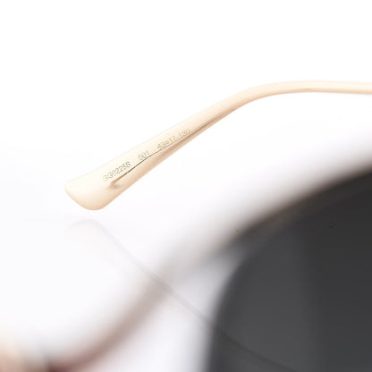 Gucci Metal Oversized Round Frame GG0225S Sunglasses Gold 5 of 8