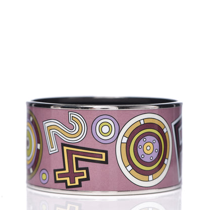 Hermes Enamel Printed Tohu Bohu Extra Wide Bracelet 65 2 of 4