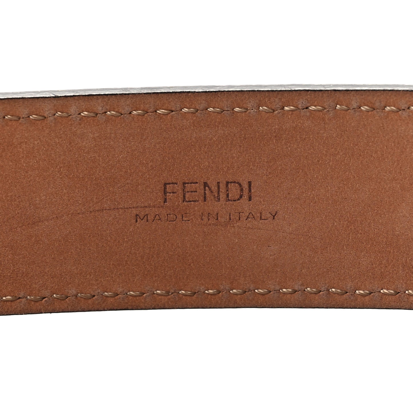 Calfskin Baguette Belt 90 36 Black