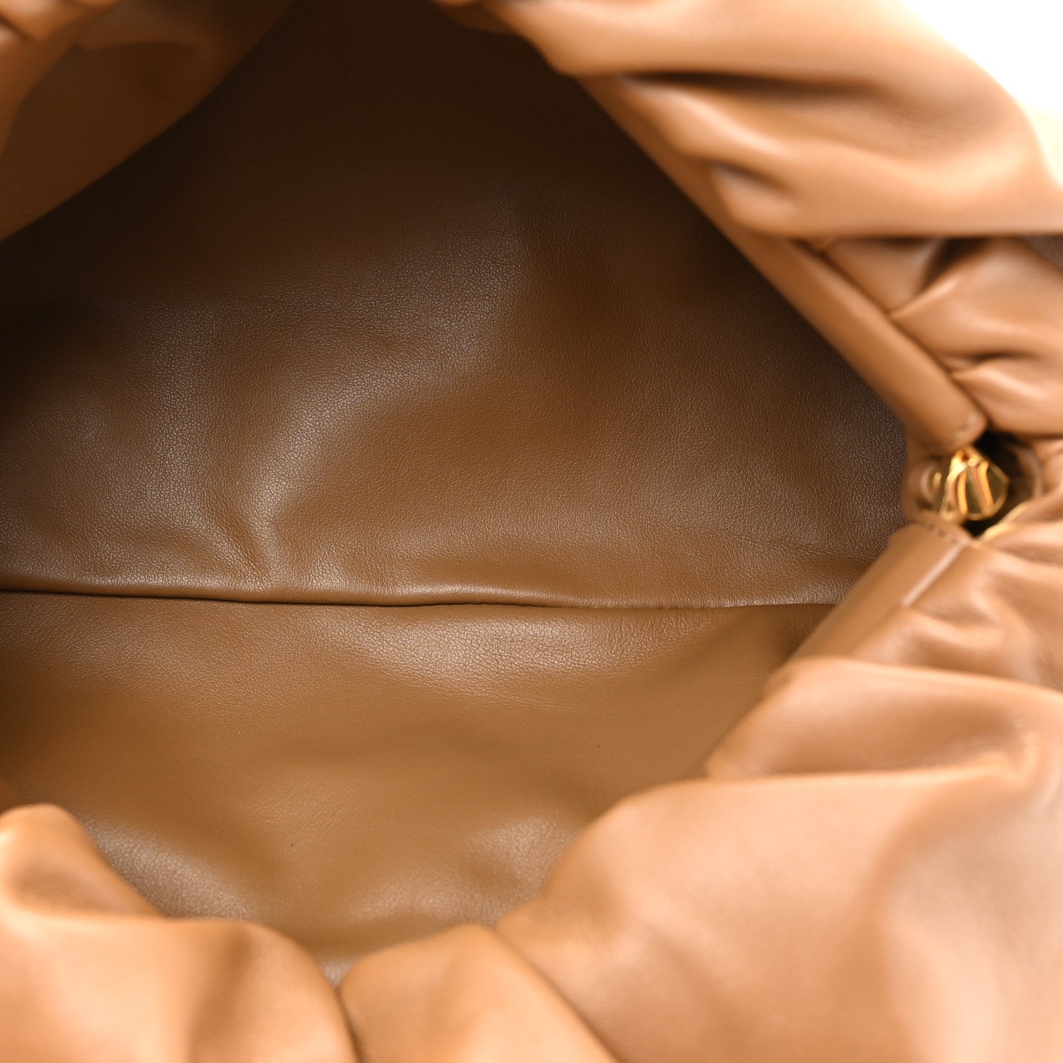 Bottega Veneta Calfskin The Pouch Chain Teak 5 of 8