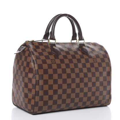 Louis Vuitton Damier Ebene Speedy 30 3 of 10