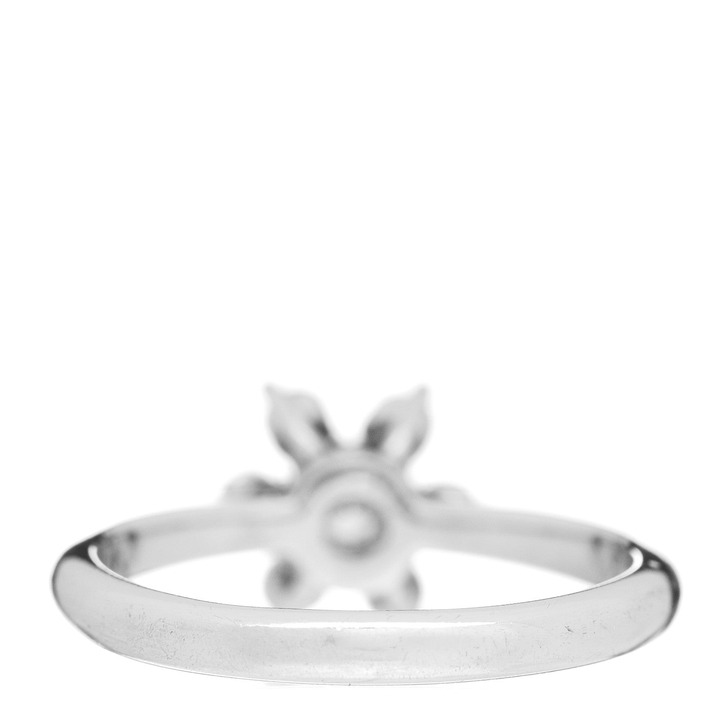 Tiffany Platinum Diamond Flower Ring 50 5.5 4 of 6