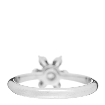 Tiffany Platinum Diamond Flower Ring 50 5.5 4 of 6
