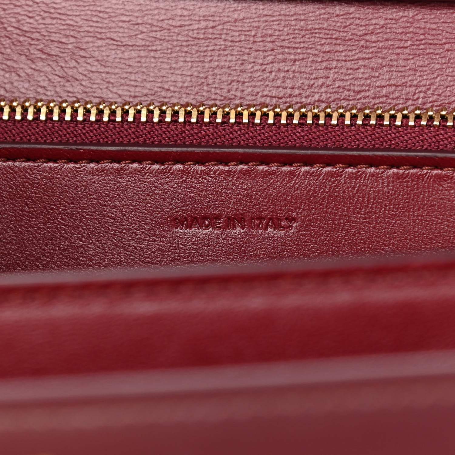 Celine Box Calfskin Medium Classic Box Flap Bag Burgundy 10 of 12