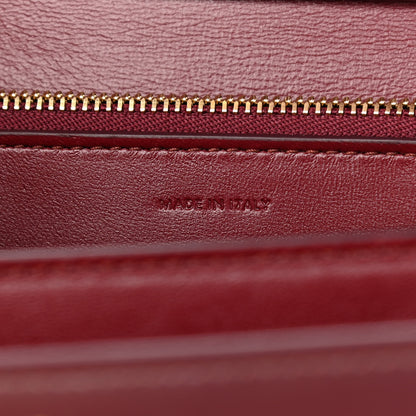 Celine Box Calfskin Medium Classic Box Flap Bag Burgundy 10 of 12