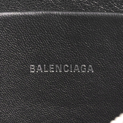Balenciaga Metallic Goatskin Logo Large Everyday Zip Pouch Rose Fuchsia Black 6 of 7