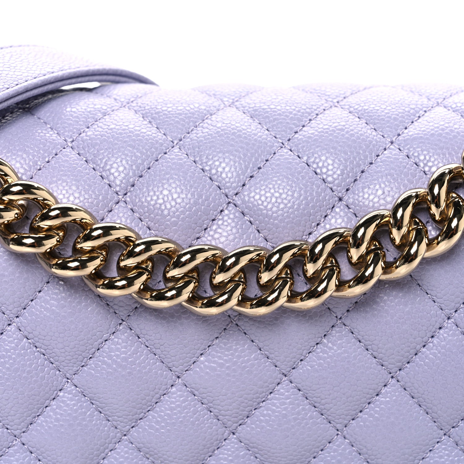 Chanel Caviar Quilted Medium Boy Flap Light Purple 8 of 12