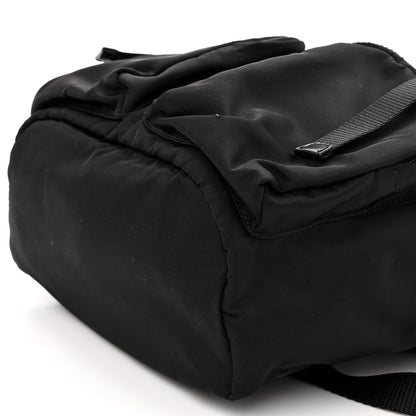 Prada Tessuto Nylon Vela Small Double Buckle Backpack Black 9 of 12