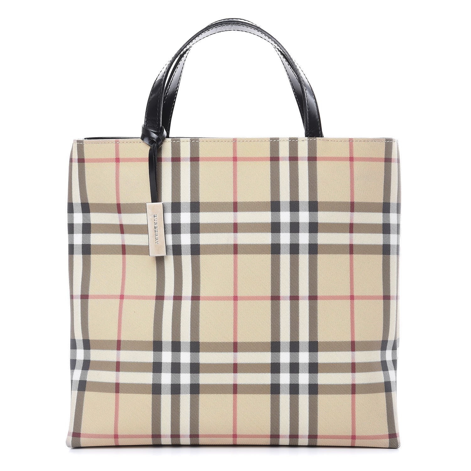 Burberry House Check Medium Tote Black 1 of 12