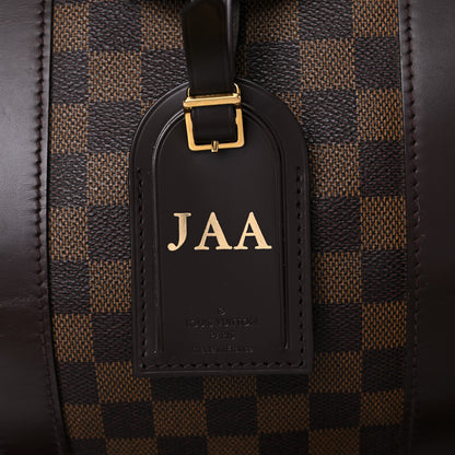 Louis Vuitton Damier Ebene Keepall Bandouliere 55 17 of 25