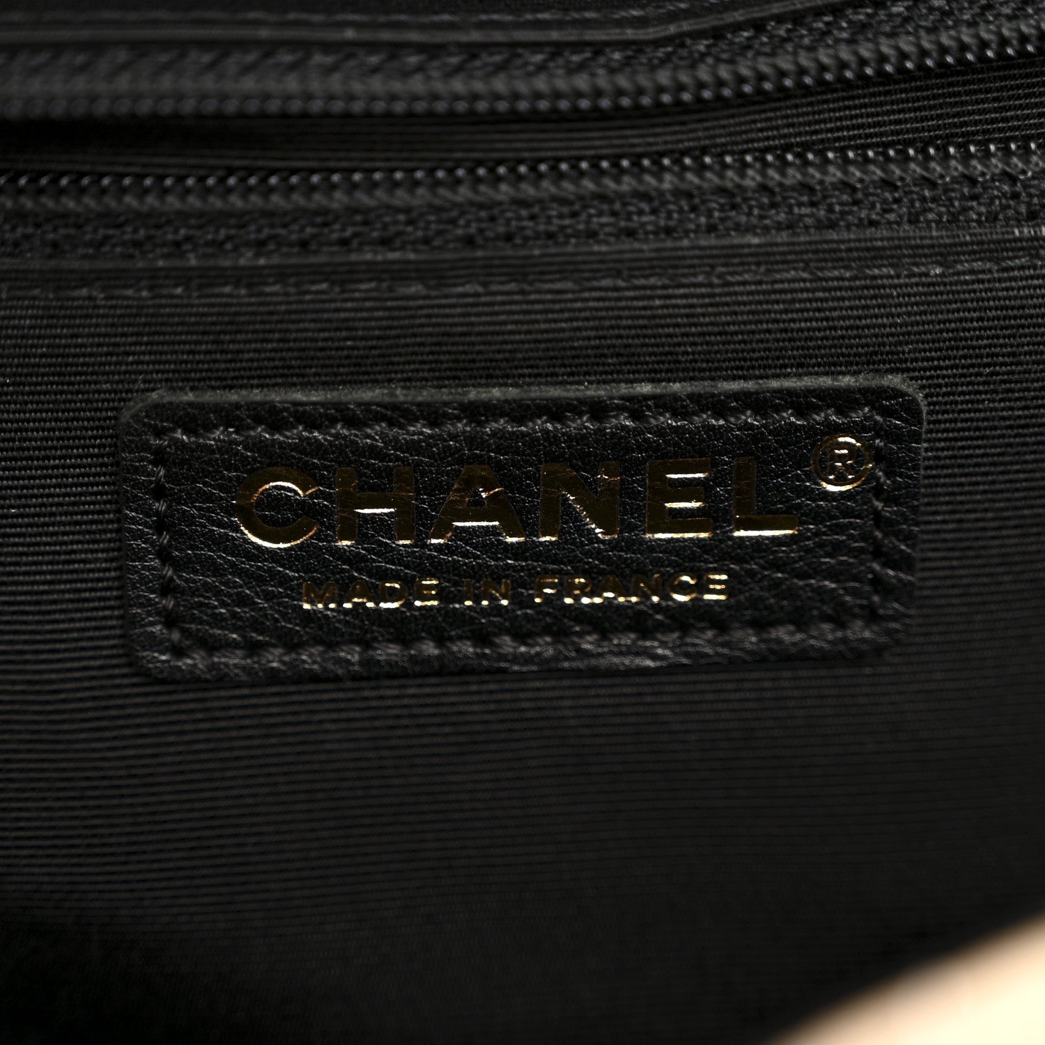 Chanel Lambskin Quilted Medium Elegant CC Flap Beige Black 6 of 13