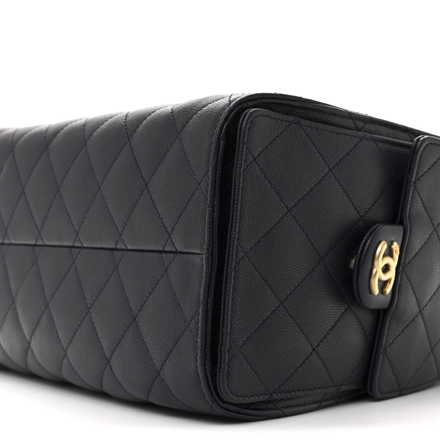 Chanel Caviar Quilted Small Chanel 25 Handbag Dark Navy 10 of 11