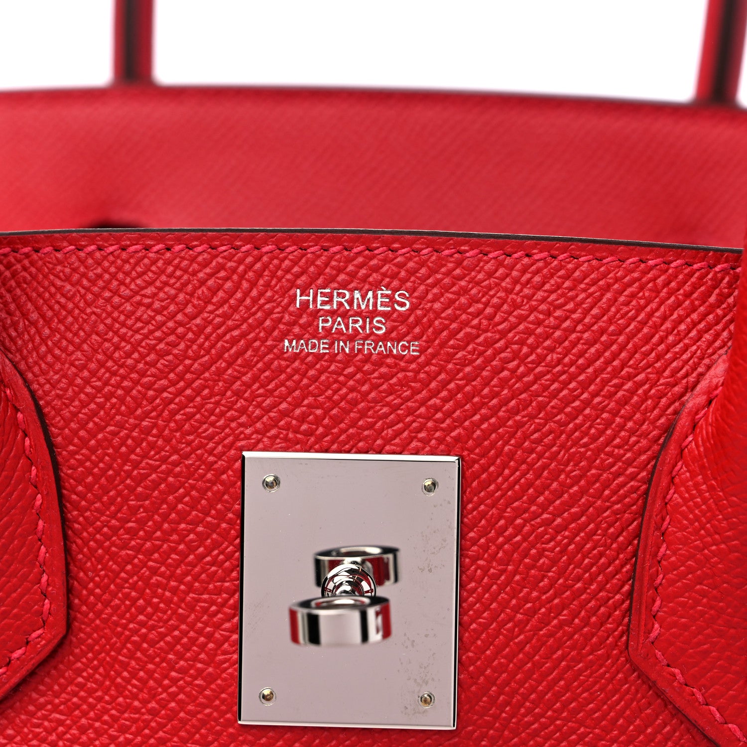 Hermes Epsom Birkin 30 Rouge Casaque 7 of 11
