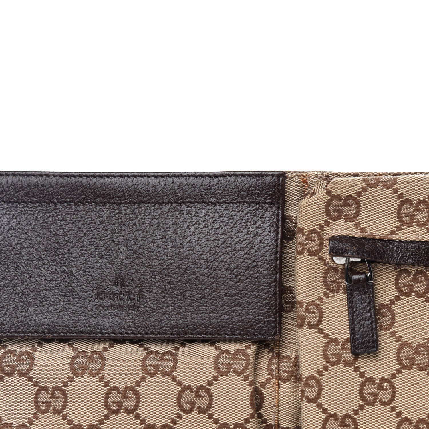 Gucci Monogram Web Belt Bag Dark Brown 9 of 11