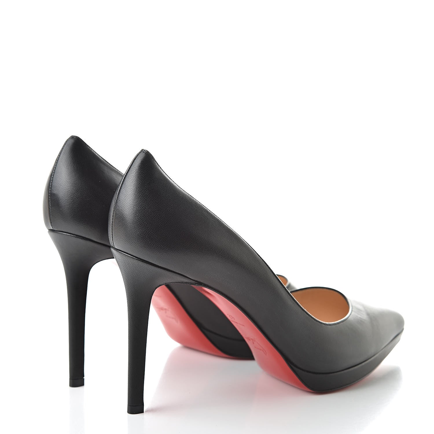 Christian Louboutin Shiny Nappa Pigalle Plato 100 Pumps 42 Black 4 of 9