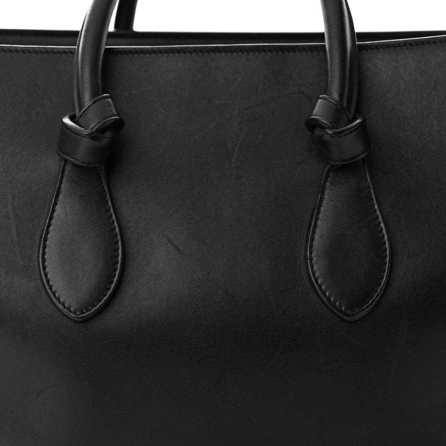 Celine Natural Calfskin Medium Tie Knot Tote Black 7 of 15