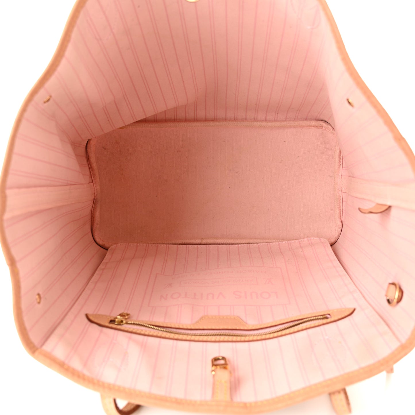 Damier Azur Neo Neverfull MM Rose Ballerine