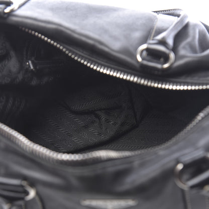 Prada Soft Calfskin Nappa Shoulder Bag Black 5 of 9