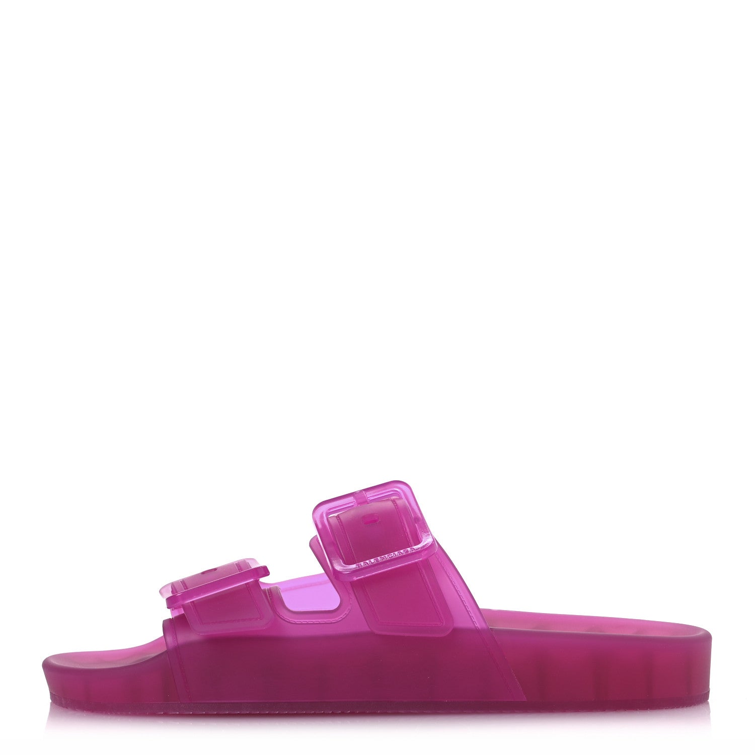 Balenciaga Technical Polyurethane Mallorca Slide Sandals 39 Pink 1 of 9