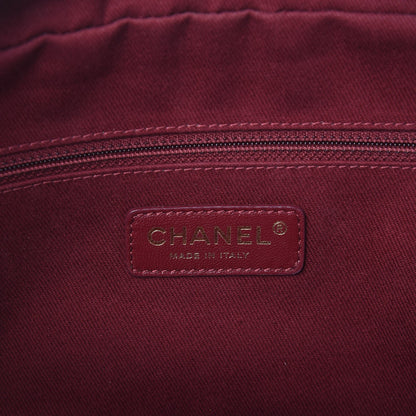 Chanel Crumpled Grained Calfskin Quilted Large Shiva Flap Dark Brown 7 of 9