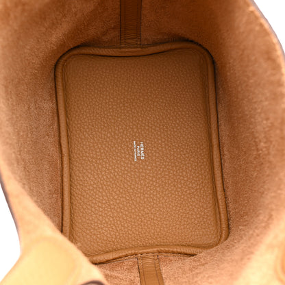 Hermes Taurillon Clemence Picotin Lock 18 PM Biscuit 5 of 11