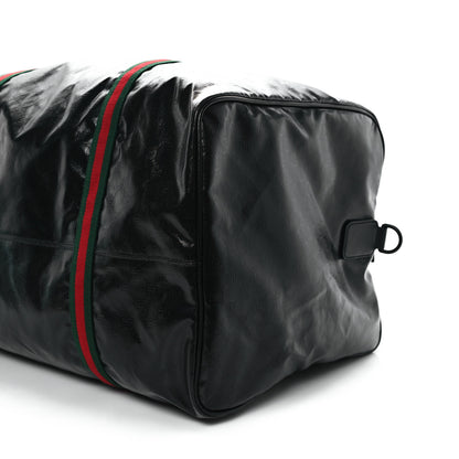 Gucci Crystal Monogram Web Large Duffle Bag Black 8 of 8