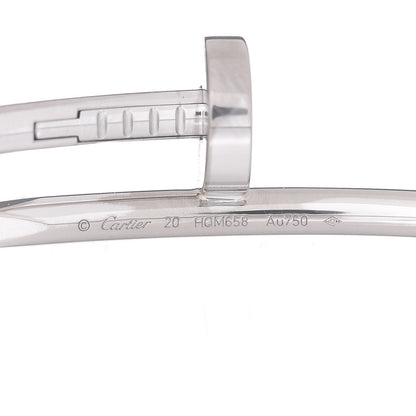 Cartier 18K White Gold Juste Un Clou Bracelet 20 4 of 7