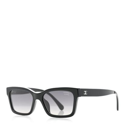 Chanel Acetate Polarized Square Sunglasses 5417-A Black 1 of 8