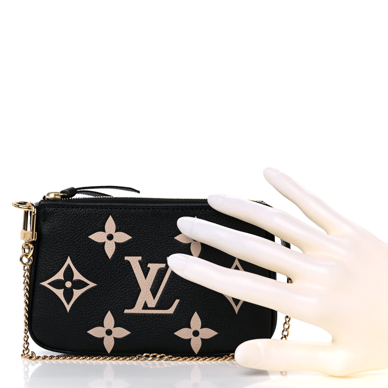 Louis Vuitton Empreinte Monogram Giant Mini Pochette Accessories Black 2 of 8