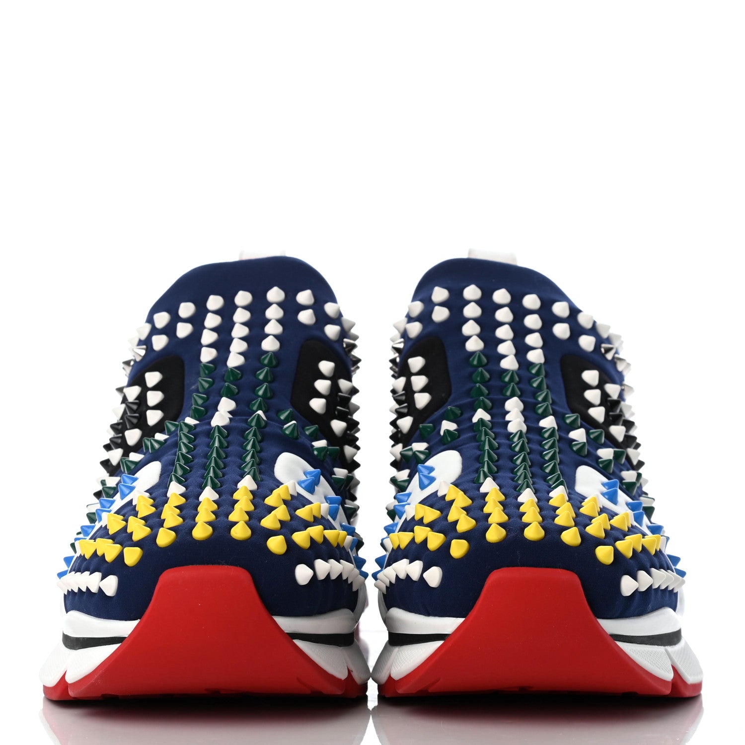 Christian Louboutin Neoprene Mens Funfor Run Flat Sneakers 43 Version Multi 2 of 8