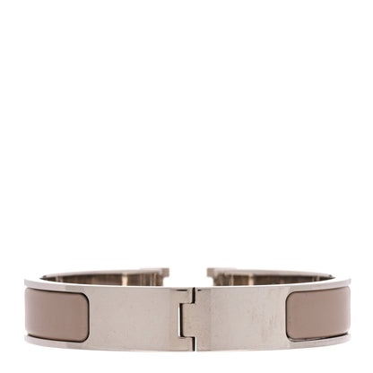 Hermes Enamel Narrow Clic Clac H Bracelet PM Marron Glace 3 of 5