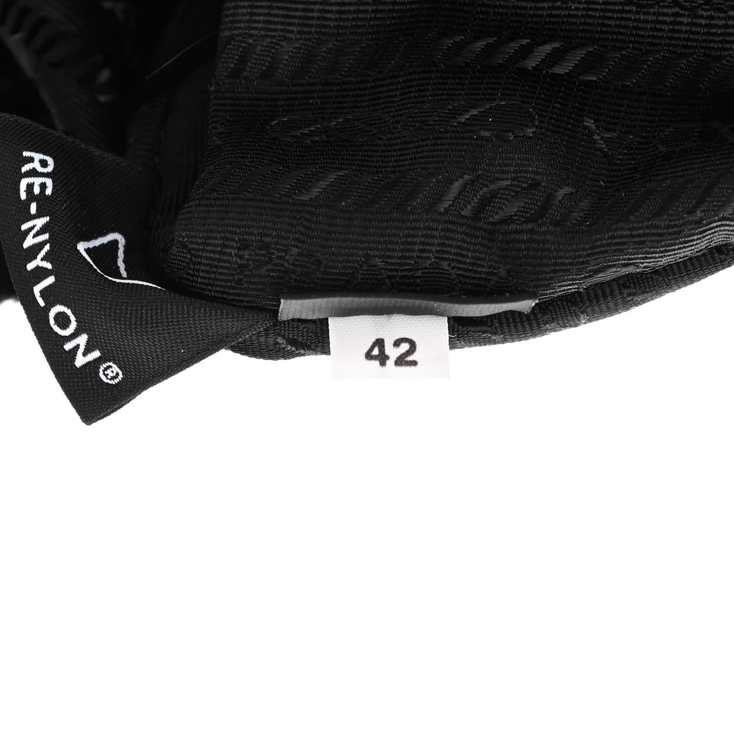 Prada Tessuto Nylon Saffiano Mini Re-Edition 2005 Bag Black 9 of 14