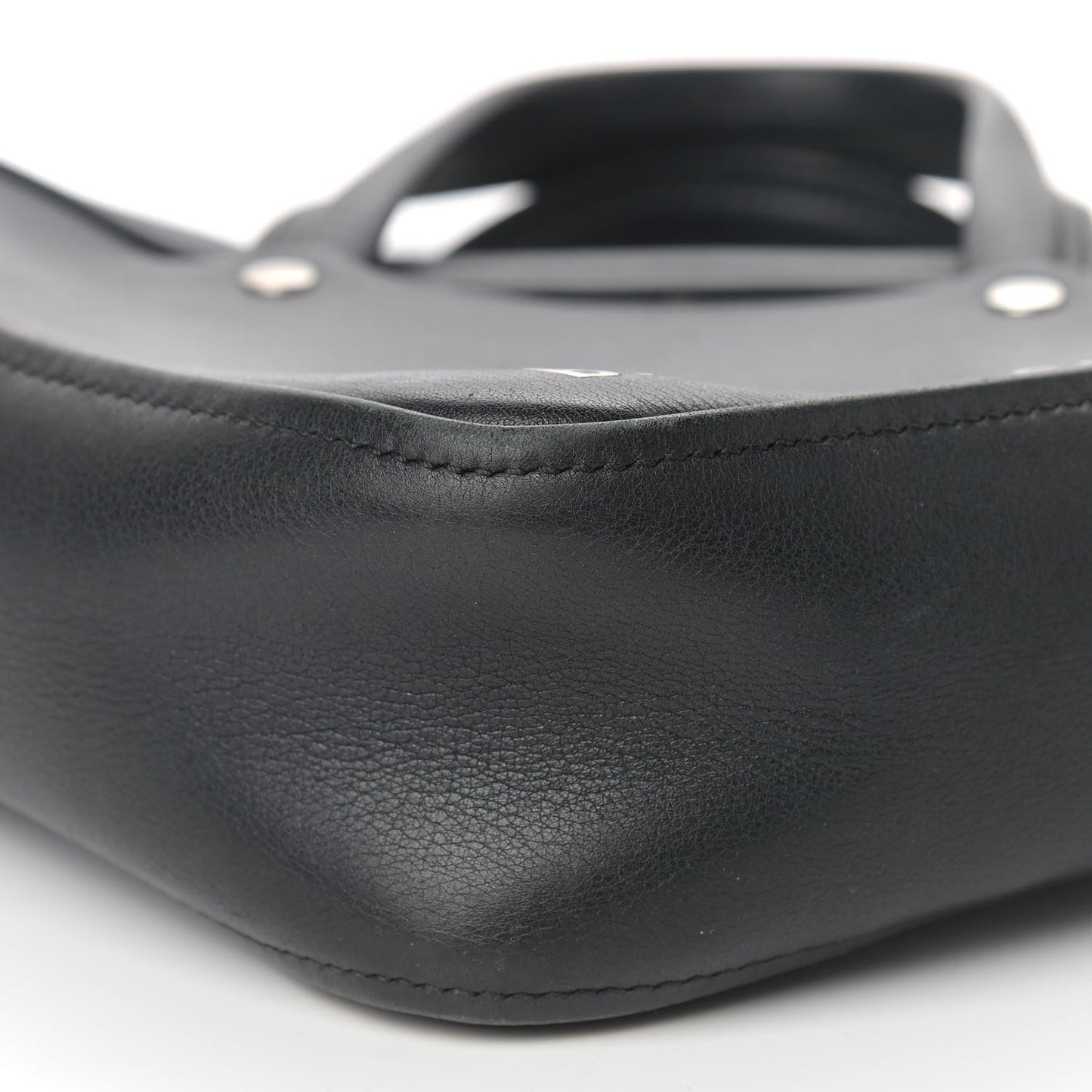 Calfskin XS Triangle Duffle Black