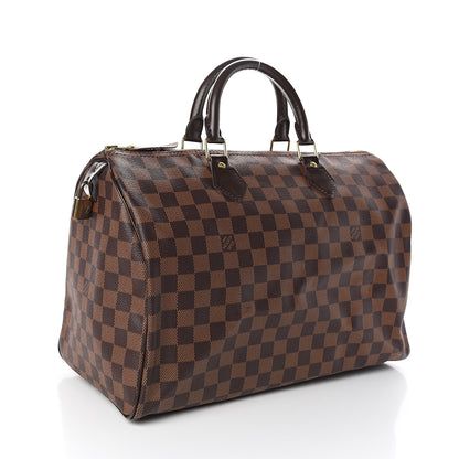 Louis Vuitton Damier Ebene Speedy 35 2 of 9