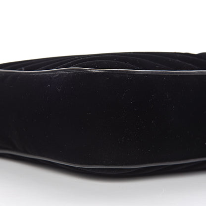 Saint Laurent Velvet Matelasse Monogram Lou Camera Bag Black 7 of 8