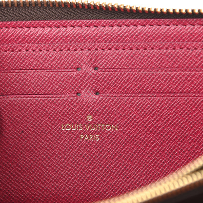 Louis Vuitton Monogram Clemence Wallet Fuchsia 6 of 7