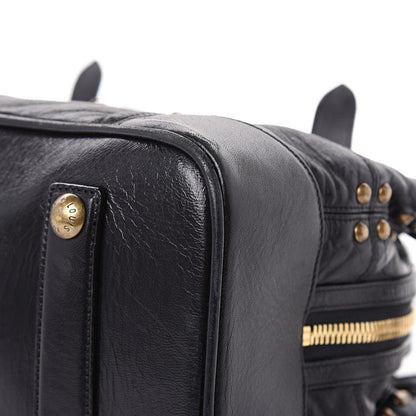 Louis Vuitton Lambskin Riveting Black 12 of 13