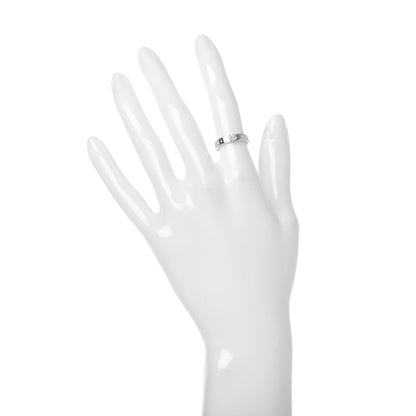 Cartier 18K White Gold Diamond .24ct LOVE Solitaire Engagement Ring 49 5 2 of 7