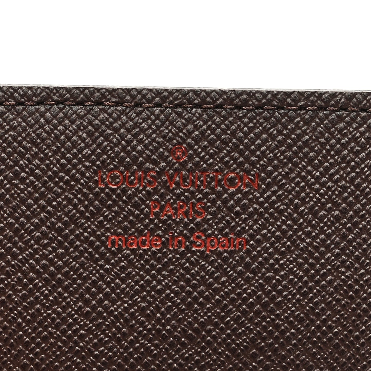 Damier Ebene Business Card Holder