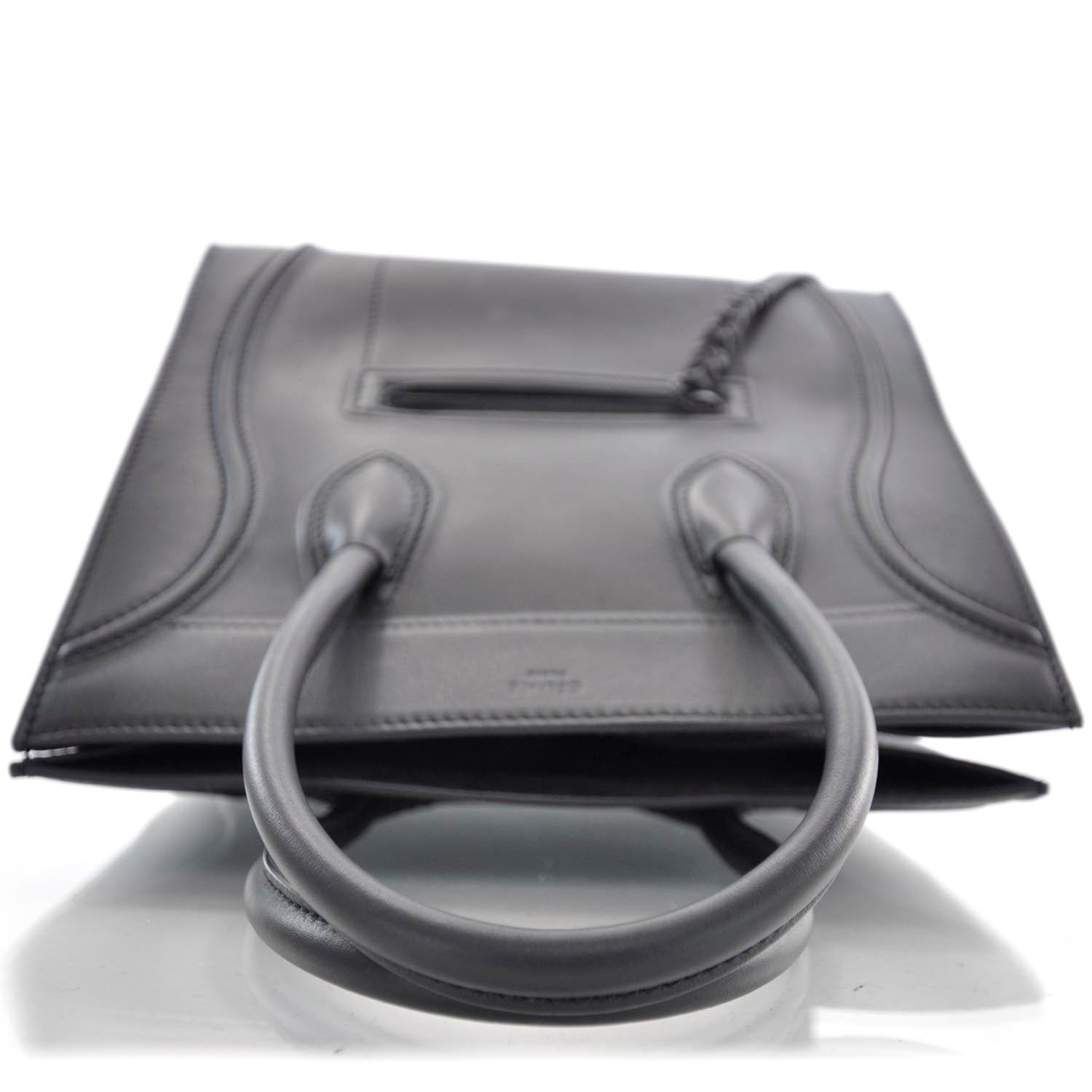 Celine Smooth Calfskin Medium Phantom Luggage Black 5 of 10