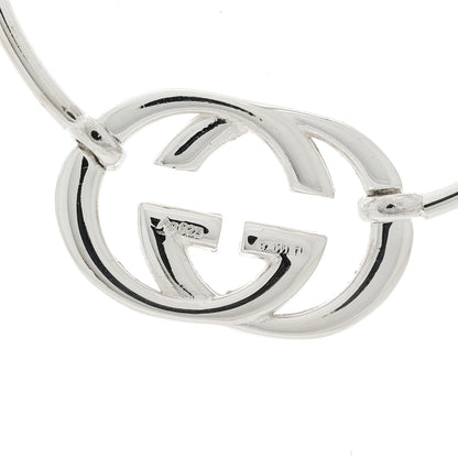 Gucci Sterling Silver Britt Hoop Earrings 3 of 4