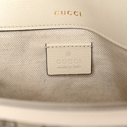 Gucci GG Supreme Monogram Web Mini Horsebit 1955 Shoulder Bag Beige Mystic White 5 of 13