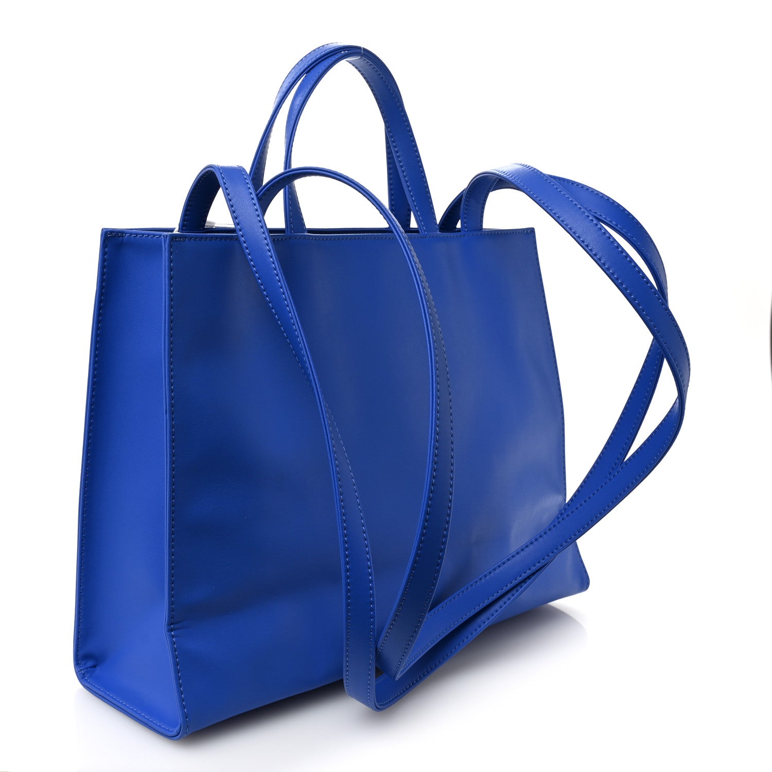 Telfar Vegan Leather Medium Shopping Bag Painters Tape 3 of 10